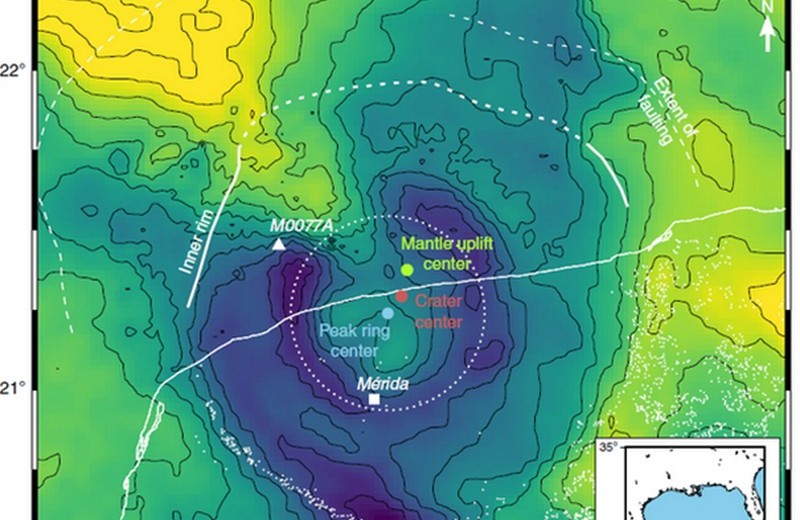 Моделирование помогло рассчитать угол падения «динозаврового» астероида