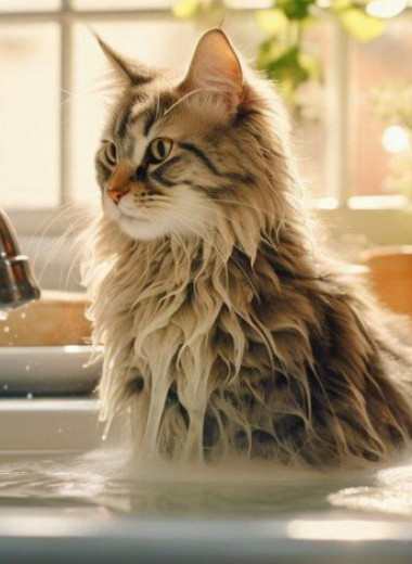 Унитазная магия и гипноз водой: мы знаем, почему ваша кошка ломится за вами в ванную