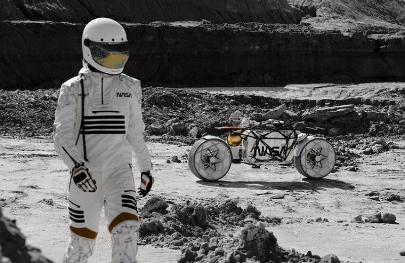Астронавты могут оседлать «Тихоходок»: концепт лунного мотоцикла
