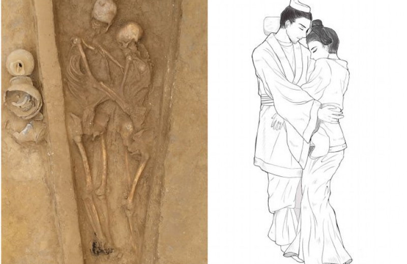 Любовь до гроба: археологи обнаружили захоронение обнявшейся пары