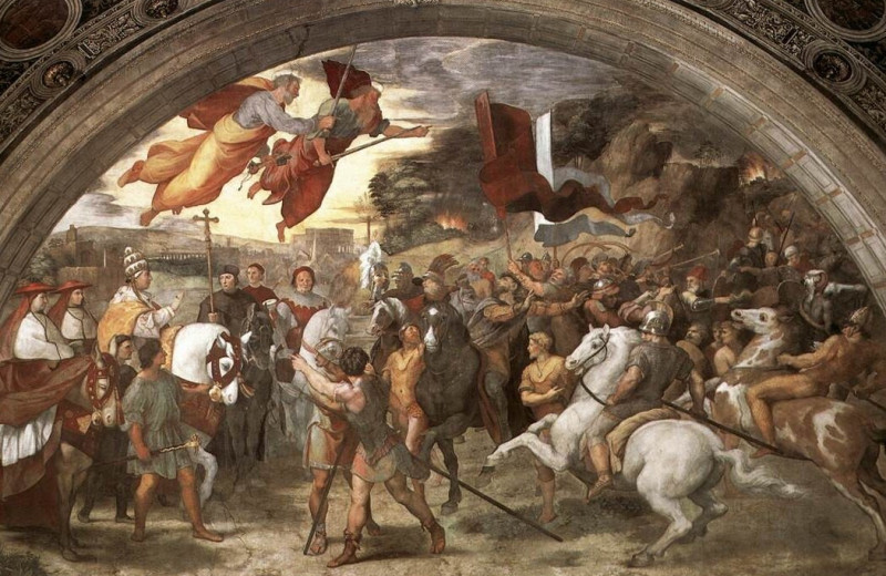 Аттила напал на Рим, спасая свой народ от голода