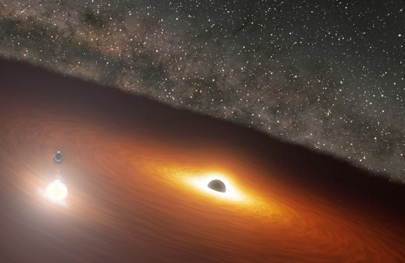 Астрономы смогли предсказать вспышку в далекой галактике с точностью до четырех часов