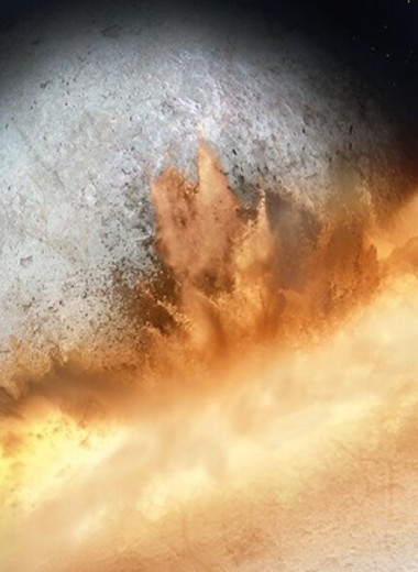 Ледяное «сердце» Плутона объяснили косым столкновением с крупным телом