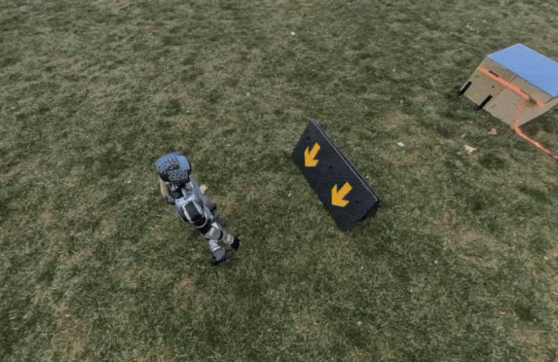 Андроид Unitree G1 выполнил прыжок через барьер с кульбитом