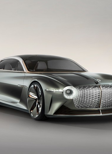 Спецэффекты и программы электрокара Bentley EXP 100 GT