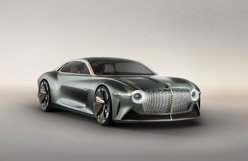 Спецэффекты и программы электрокара Bentley EXP 100 GT
