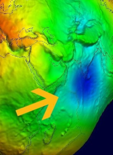 В Индийском океане существует гигантская гравитационная дыра, и мы наконец-то можем узнать ее причину