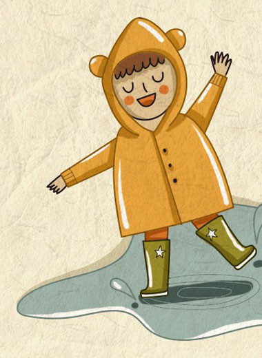 Дождь не помеха: 6 веселых игр для детей осенью