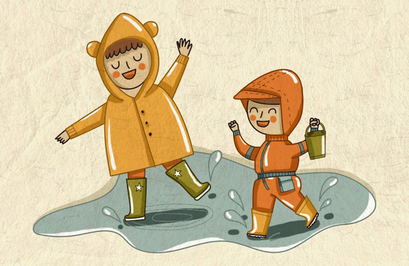 Дождь не помеха: 6 веселых игр для детей осенью