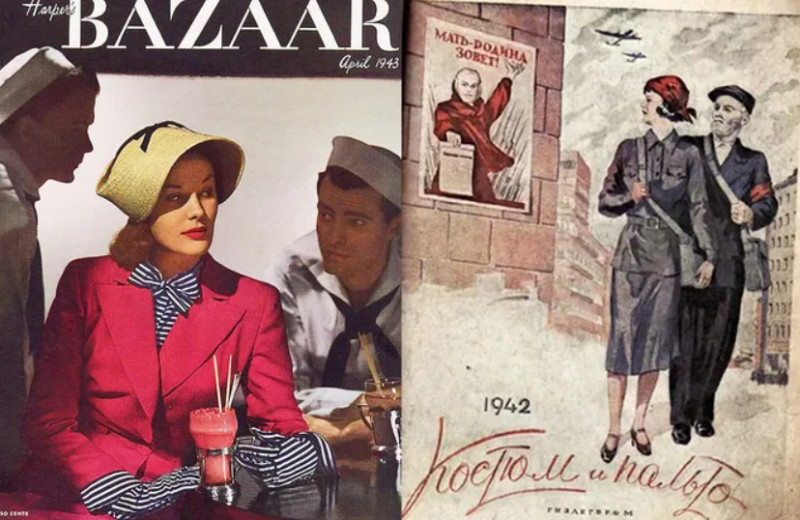 Как выглядели обложки женских журналов в самые сложные времена