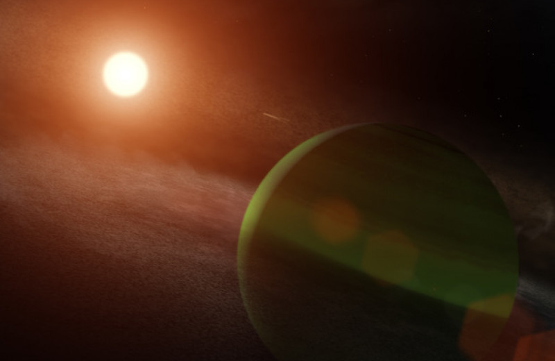 Астрономы впервые померили плотность молодой экзопланеты