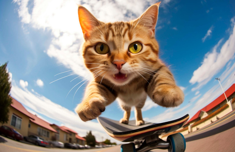 Ученые раскрыли секрет, почему кошки всегда приземляются  на лапы