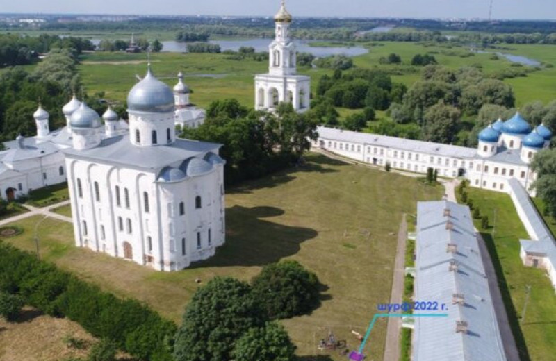 В Новгороде отыскали домонгольские фрески из Георгиевского собора