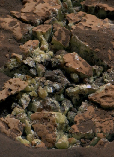 Curiosity нечаянно расколол камень на Марсе и обнаружил настоящий сюрприз