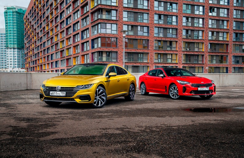 Красоты мира. Тест-драйв Volkswagen Arteon и Kia Stinger