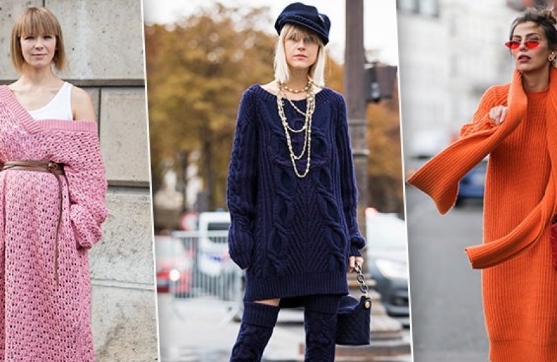Тёплые женские платья на осень и зиму: 6 модных вариантов