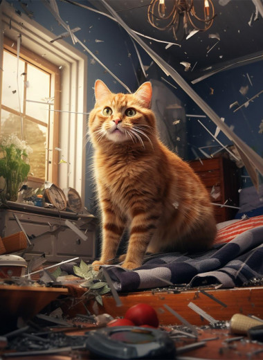 9 неочевидных опасностей, которые подстерегают кошку дома или в квартире