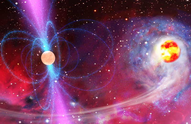 Найдено самое слабое магнитное поле в рентгеновских пульсарах