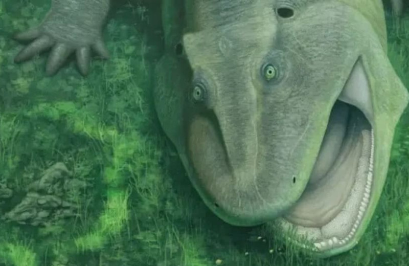 Стволовой тетрапод из ранней перми Бразилии отличился искривленными челюстями