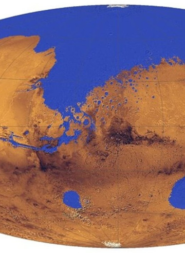 Планетологи нашли следы гигантского шельфа древнего океана Марса