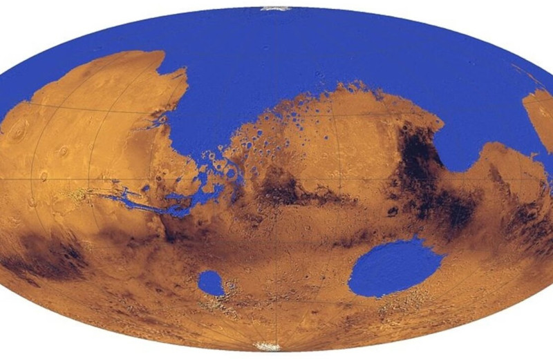Планетологи нашли следы гигантского шельфа древнего океана Марса