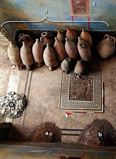 Краску из помпейского дома оценили в зарплатах римских солдат