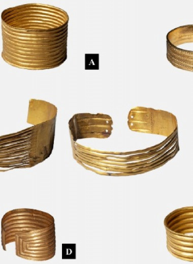 Золотые украшения эпохи бронзы из Галисии изготовили для погребального ритуала