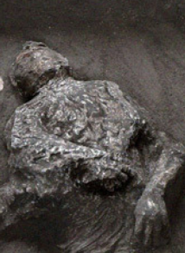На вилле в Помпеях нашли останки двух человек. Они пытались спрятаться в подземном портике
