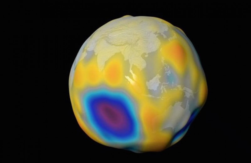 ESA представила подробную карту второго магнитного поля Земли