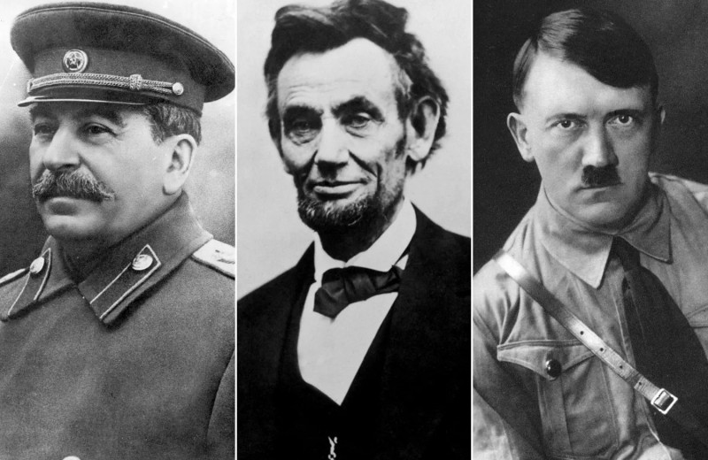 Скрытые значения волос на лице Сталина, Линкольна и Гитлера. Интересный факт!
