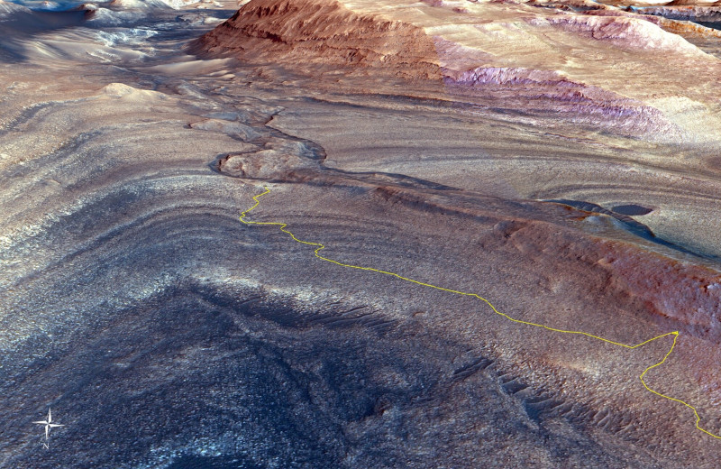 Марсоход Curiosity расскажет, как с планеты уходила вода