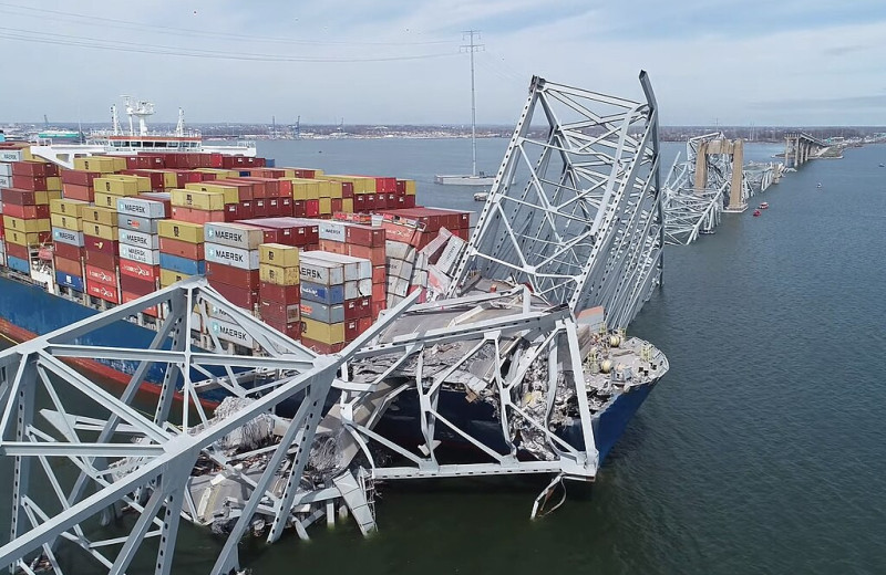 Восстановить мост в Балтиморе мешает закон, придуманный во времена парусных кораблей