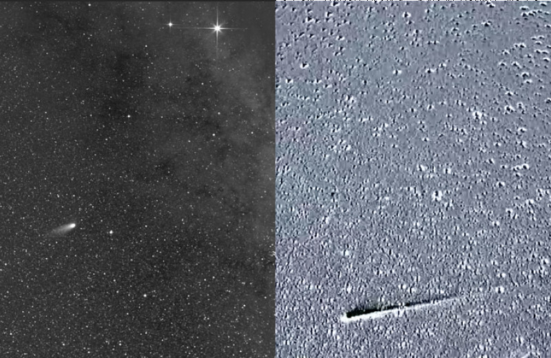 Космические аппараты NASA засняли полет кометы Леонарда: видео