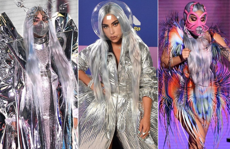 Королева перевоплощения: Леди Гага примерила шесть ярких образов за один вечер