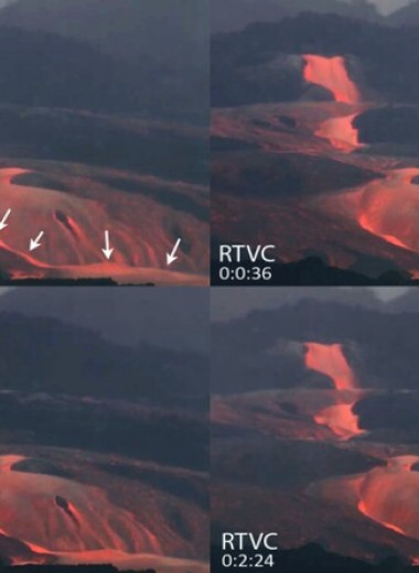 Лава прошлогоднего извержения на Ла-Пальме оказалась крайне текучей
