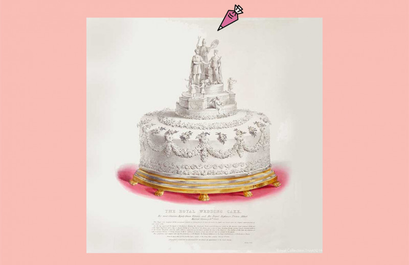 Это надо видеть: как выглядели торты на свадьбах Елизаветы II, Дианы и других