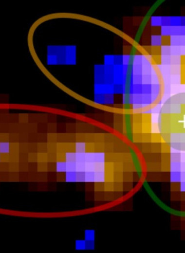 «Джеймс Уэбб» рассмотрел растущий за счет слияния с массивными галактиками квазар из ранней Вселенной
