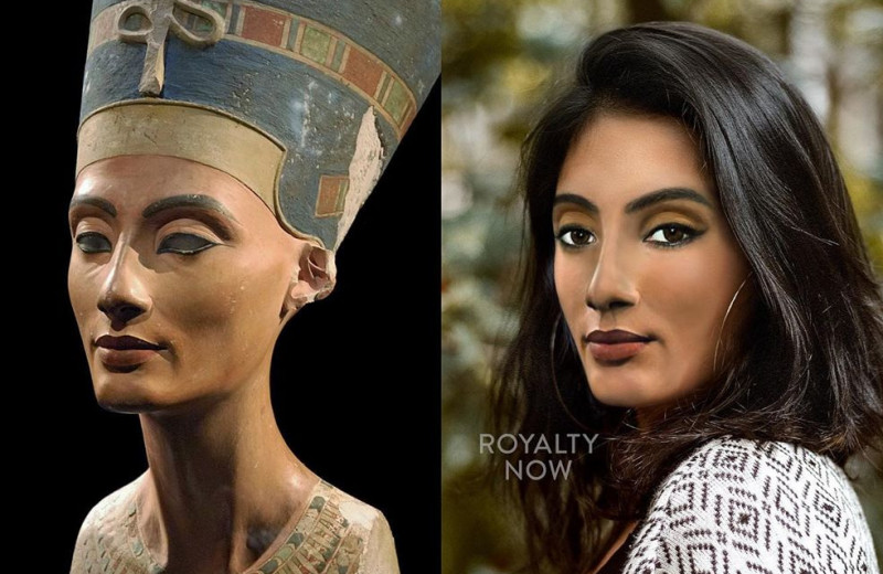 Нефертити и Мария-Антуанетта: дизайнер показал, как они выглядели бы сейчас