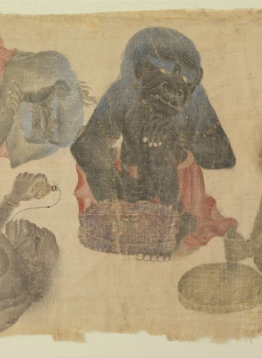 Древнейшее изображение гориллы за пределами Африки нашли на шелковой миниатюре