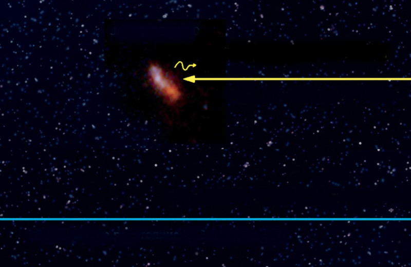 Где на самом деле находится галактика?