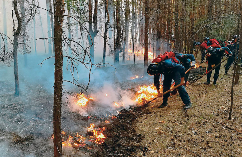 Планетарные риски русских пожаров