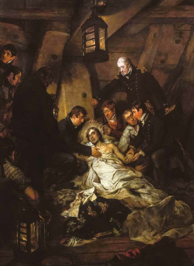 Смерть Нельсона 21 октября 1805 года