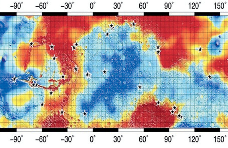 Опасные нейтроны на поверхности Марса и Луны