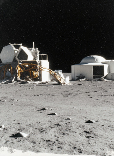 Пепел земного вулкана для строительства лунной базы