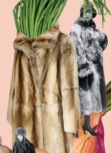 Женщина зимой. Лук по-советски