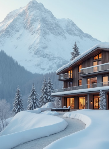 Отели уходят в горы