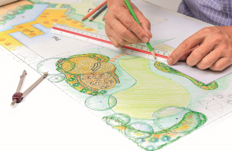 Цветочный компас на участке