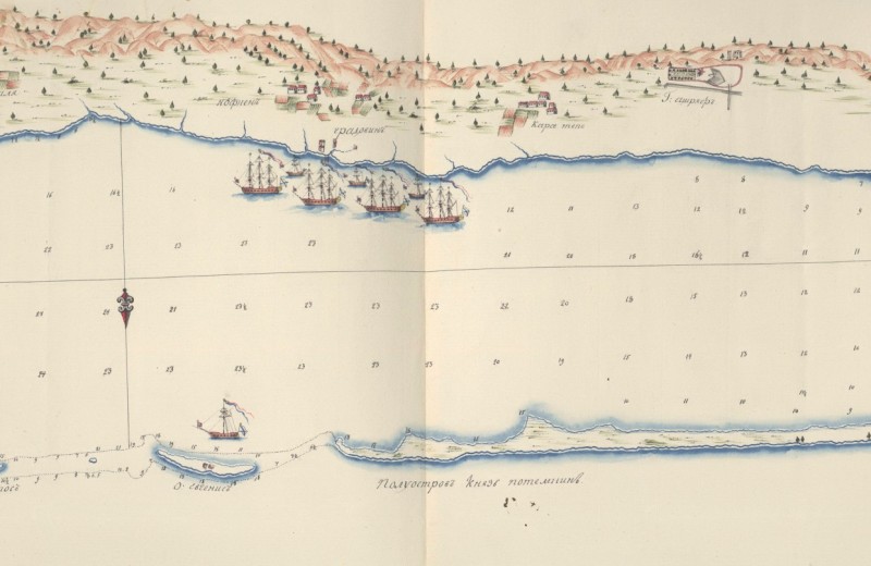 План Астрабадского залива, 1791 год