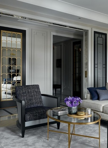 Квартира с элементами ар‑деко, 77 м²