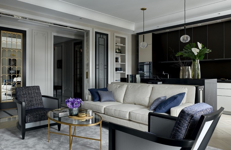 Квартира с элементами ар‑деко, 77 м²